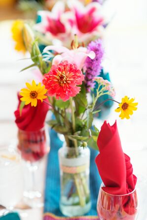 DIY Wildflower Centerpieces