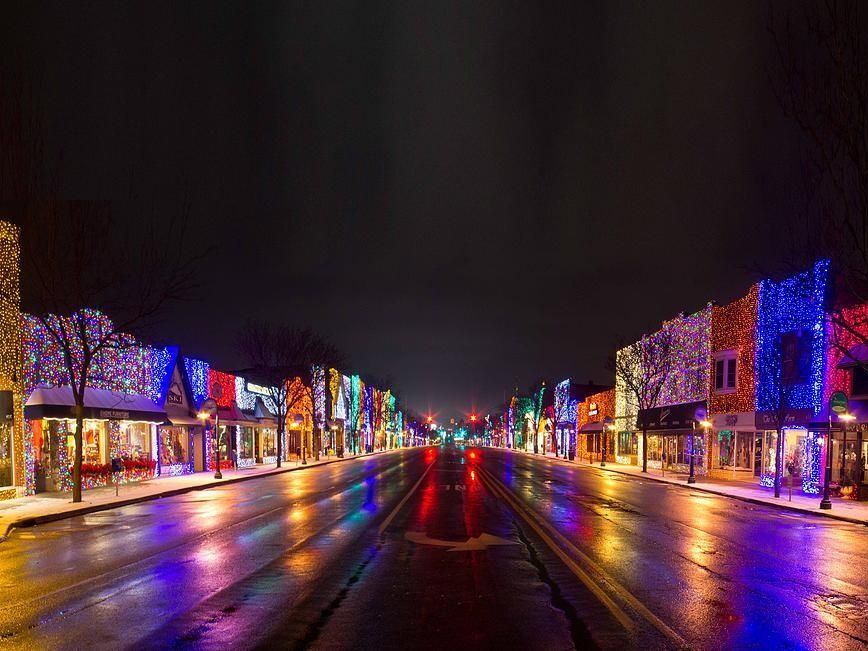 Picture of Downtown Rochester, Holiday Lights 