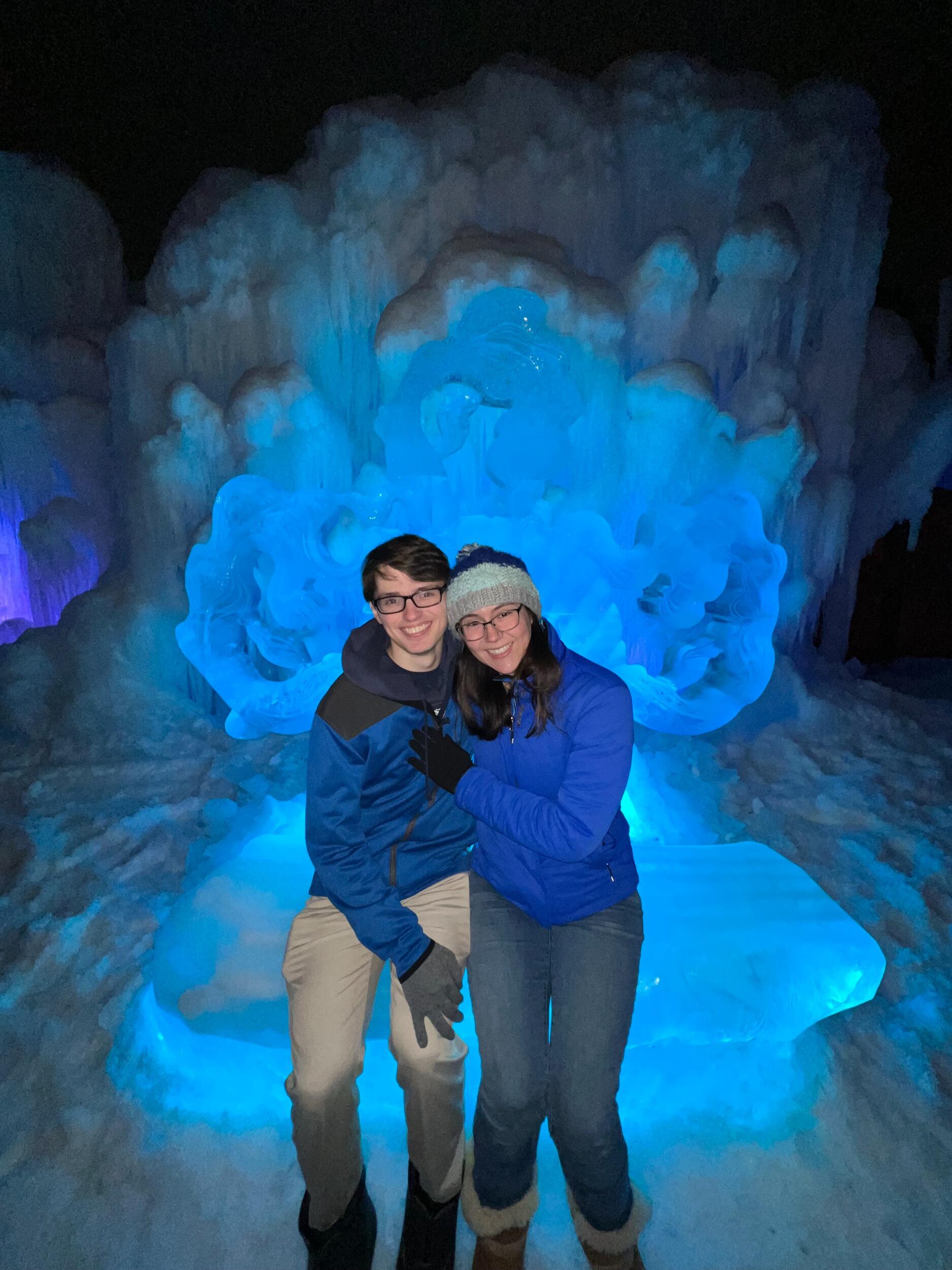 Teddy's first visit to "frozen snow hell" (Minnesota)