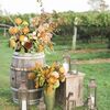 An Orange-Hued Fall Wedding at Jonathan Edwards Winery in North Stonington, Connecticut