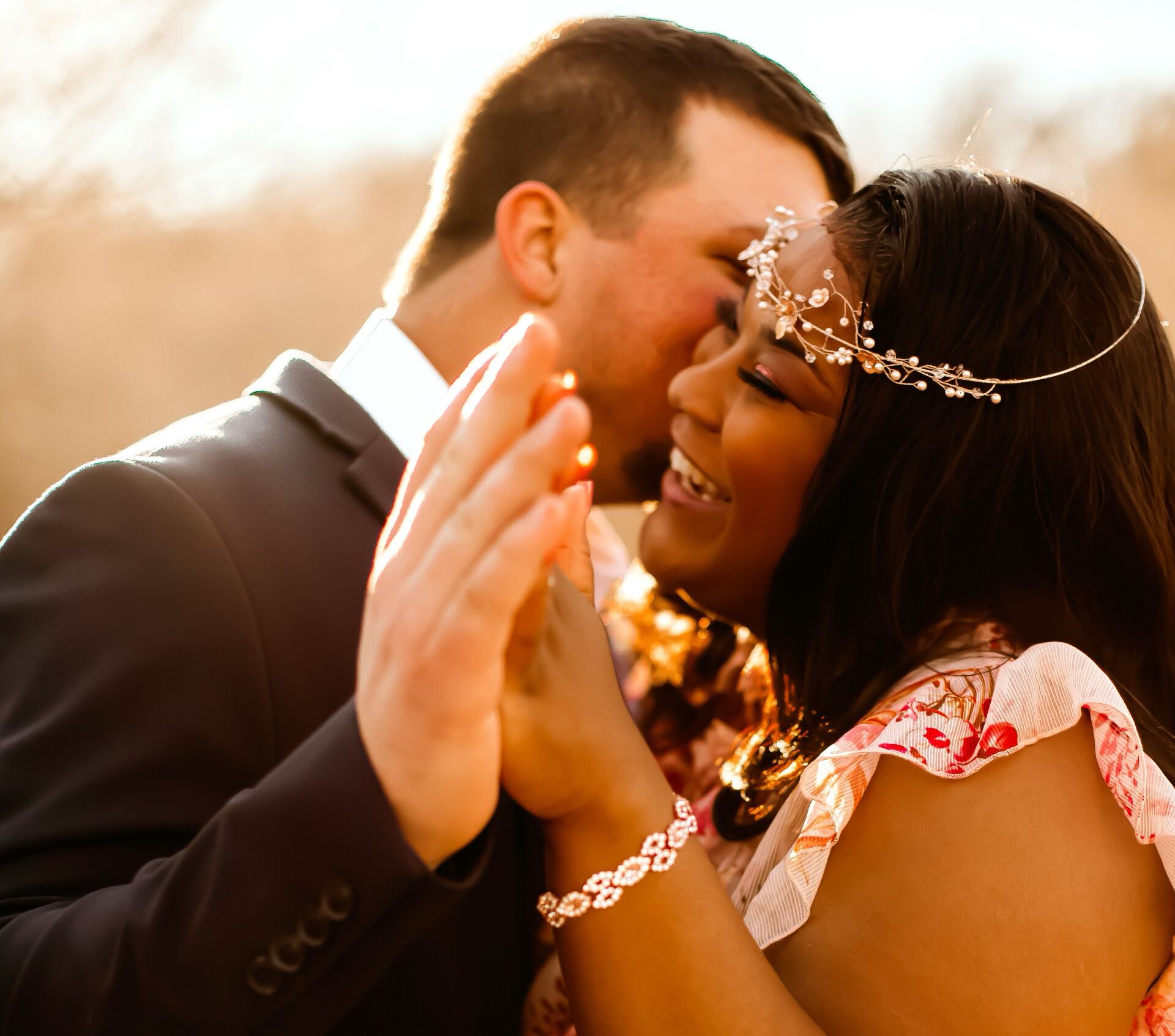 Shanice Welch and Brandon Crump's Wedding site The Knot