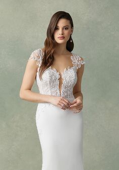 Justin Alexander Fulton Fit-and-Flare Wedding Dress