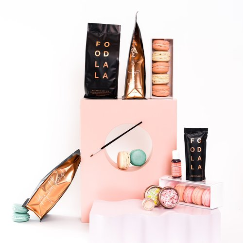 French macaron baking kit from Food La La for the best girlfriend gift