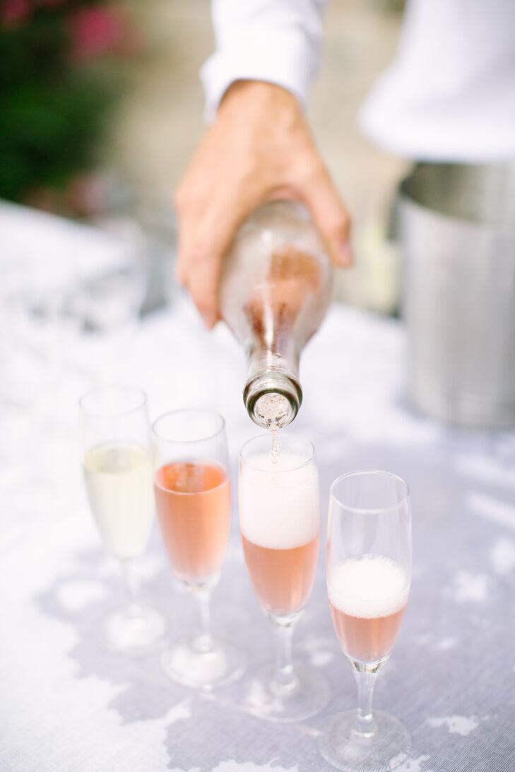 Rosé Champagne Toast