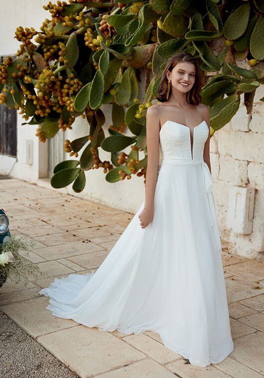 Lillian West 66382 A-Line Wedding Dress - 2