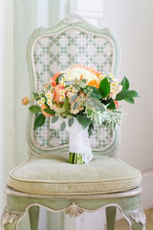 Coral, Peach and Blush Bouquet