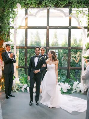 Ceremony Recessional at The Foundry in Long Island City, New York