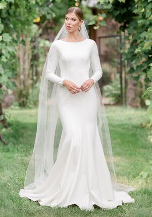 Modest by Mon Cheri TR11988 Trumpet Wedding Dress