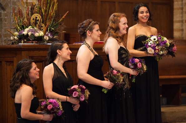 black bridesmaid dresses with purple flowers cotton backless maxi dress