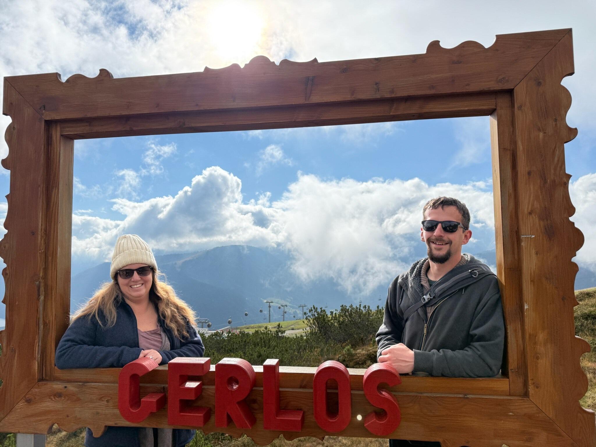 Mountain top views in Gerlos, Austria