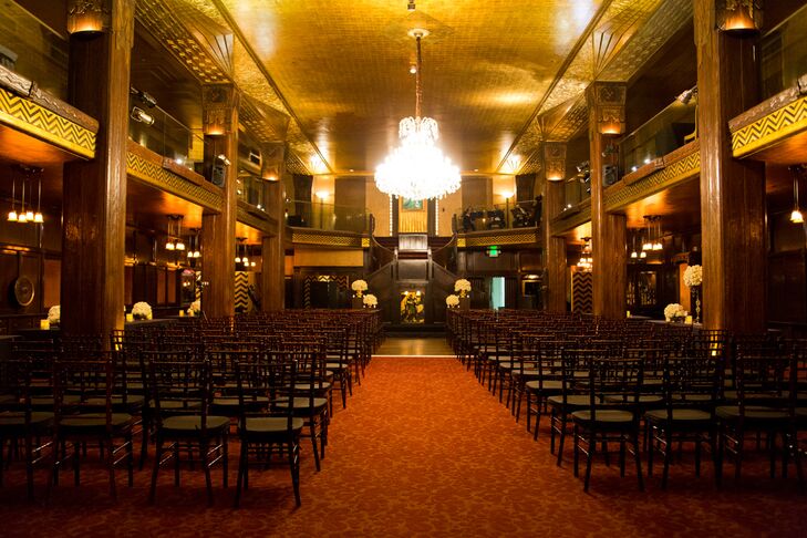 Elegant Ceremony Space at Cicada Restaurant