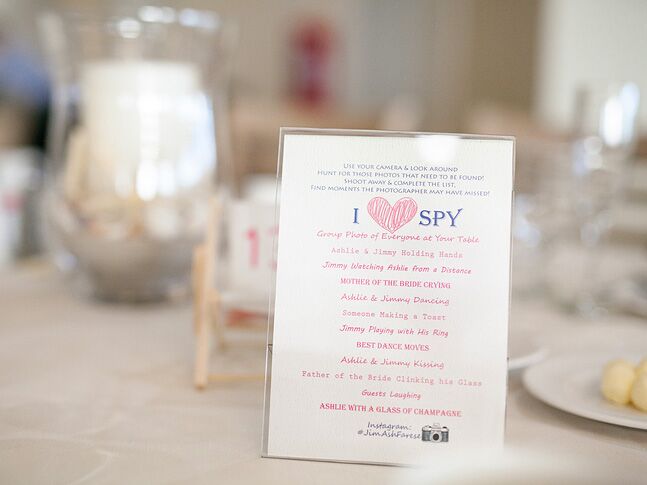 I Spy Wedding Games