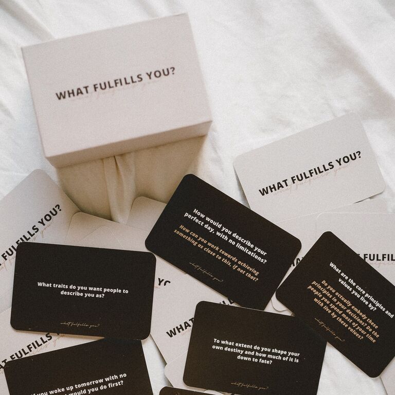 What Fulfills You card game for couples. 