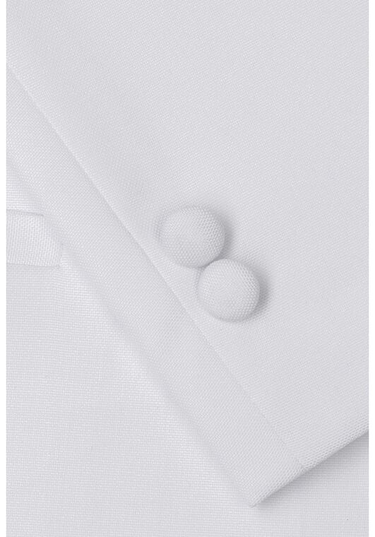 Little Tuxedos "Mason" Kids White Suit (5-Piece Set) Flower Girl Dress and Ring Bearer Outfit - 2