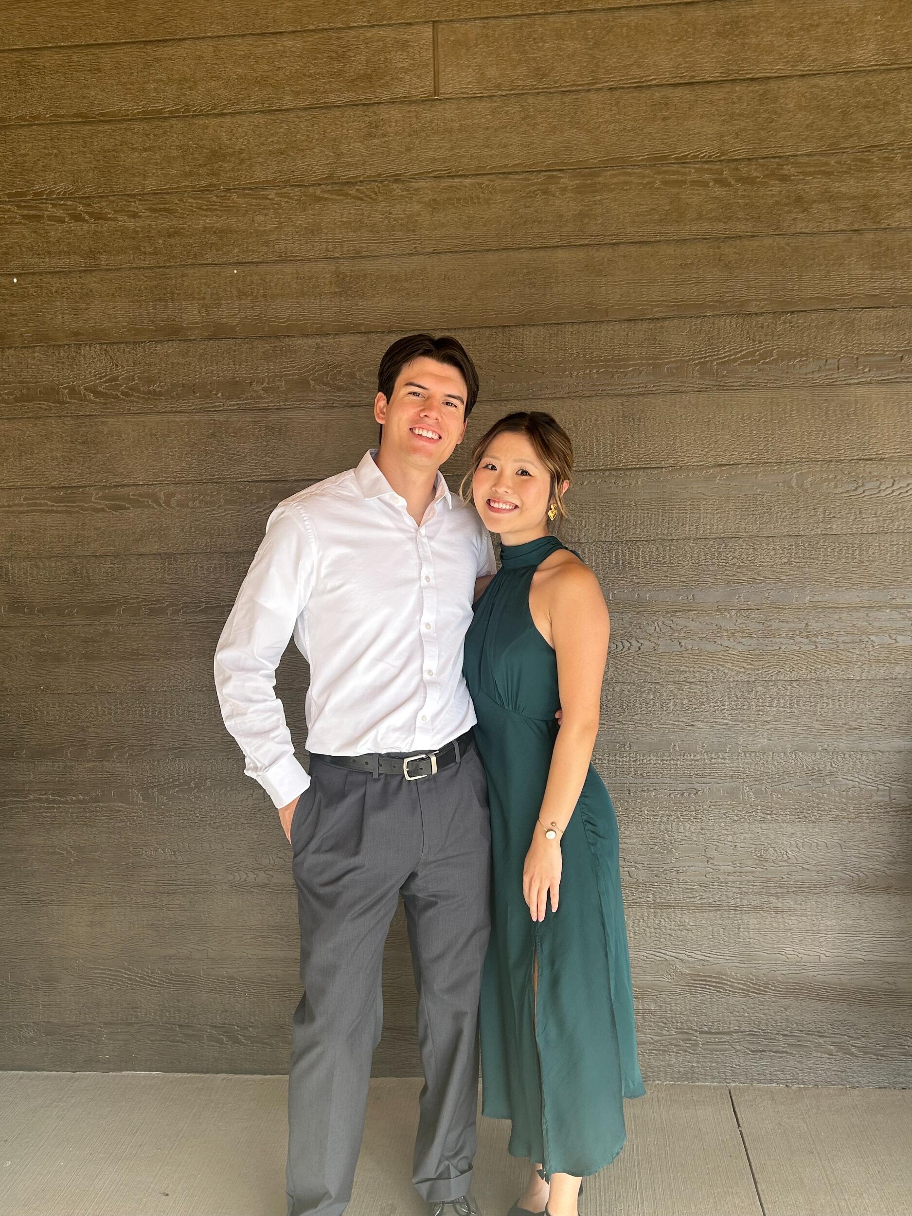 Picture of Very first wedding date 