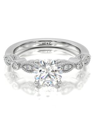 With Clarity Unique Cushion, Heart, Round, Oval Cut Engagement Ring