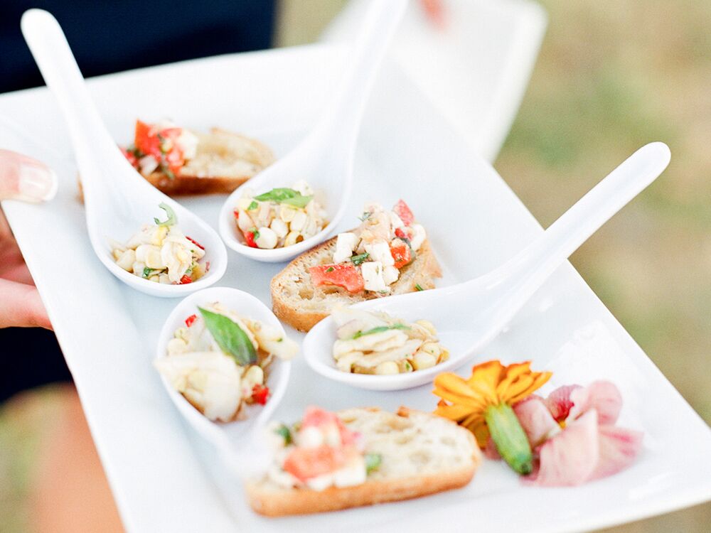 wedding reception appetizer ideas