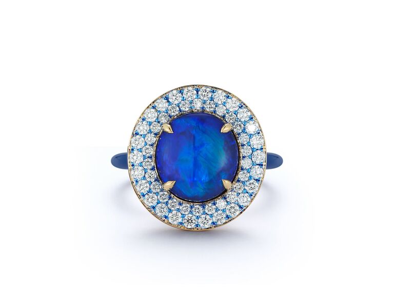 opal engagement ring 