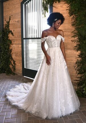 Essense of Australia D3414 A-Line Wedding Dress