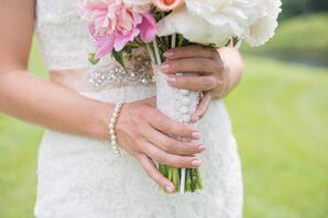 Vintage Heirloom Bridal Bouquet Wrap