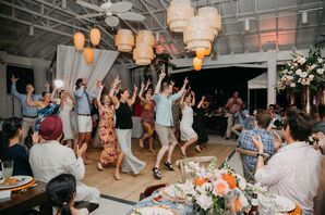 Tented Reception at the Sandbar Restaurant in Anna Maria, Florida