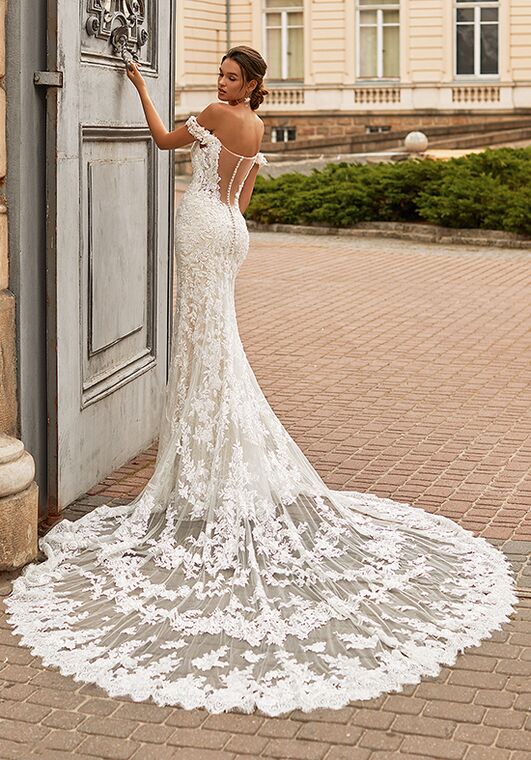 Val Stefani MONACO Mermaid Wedding Dress - 2