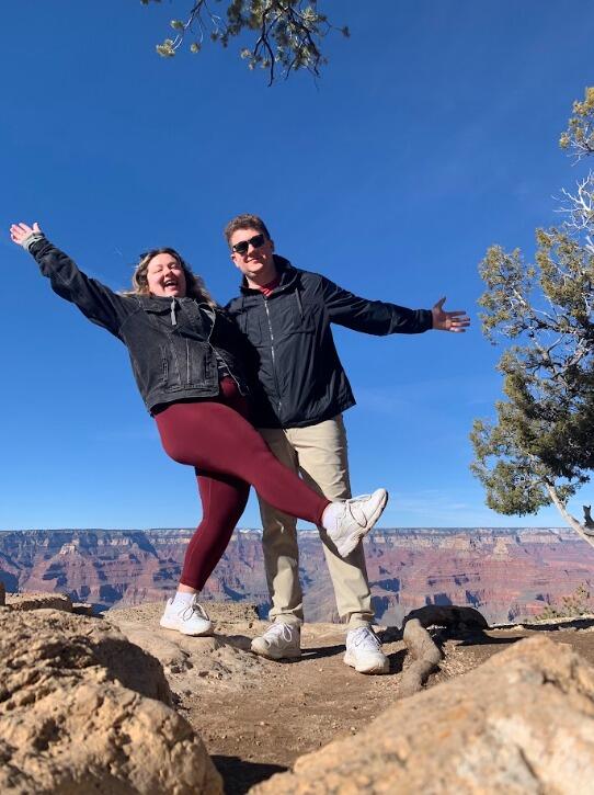 Kaitlyn and Andrew visit the Grand Canyon for the first time together.