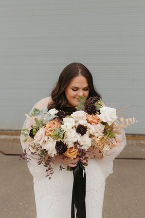 Bridal Bouquet for Wedding at Metropolist in Seattle, Washington