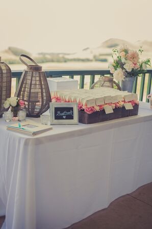 Escort Card and Guest Book Table