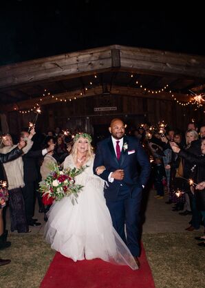 Festive Sparkler Send-Off