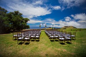 Outdoor Ceremony at Kahua Ranch