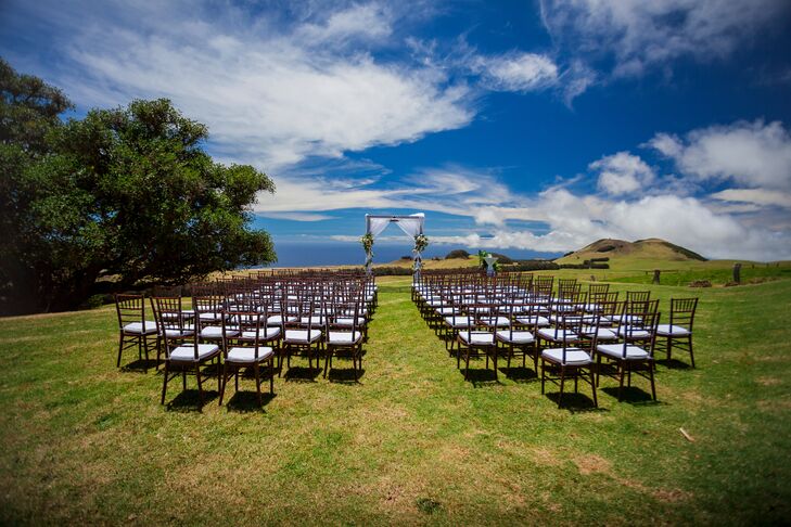 Outdoor Ceremony at Kahua Ranch