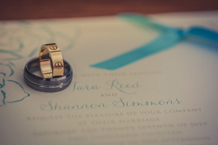 Silver and Gold Wedding Rings