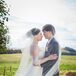 Intimate Shot Underneath Ivory Wedding Veil