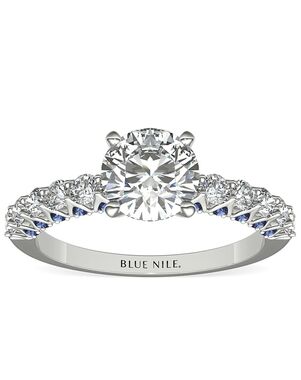 Blue Nile Round Cut Engagement Ring
