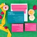 Neon Invitations for Wedding at the Unique Space in Los Angeles, California