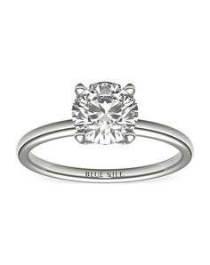 Blue Nile Studio Round Cut Engagement Ring