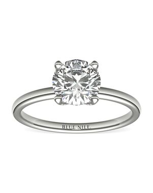 Blue Nile Studio Round Cut Engagement Ring