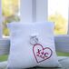 Monogrammed Ring Pillow