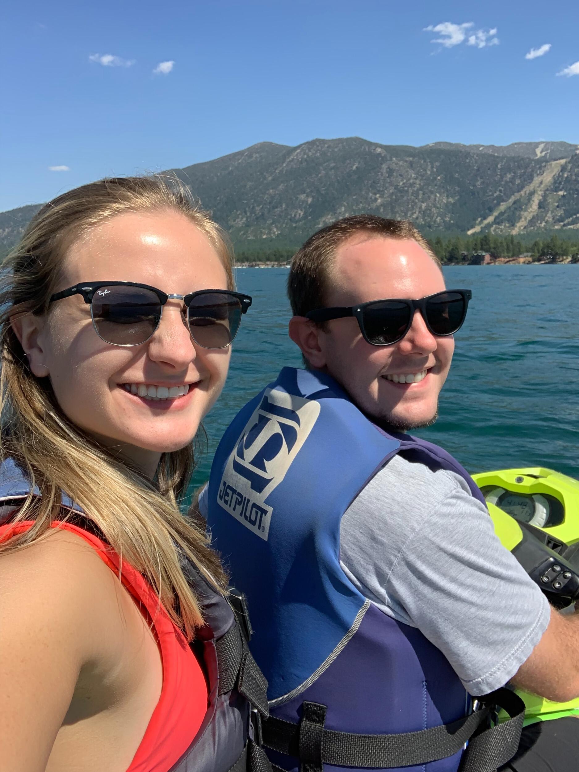 First overnight trip as a couple in South Lake Tahoe.