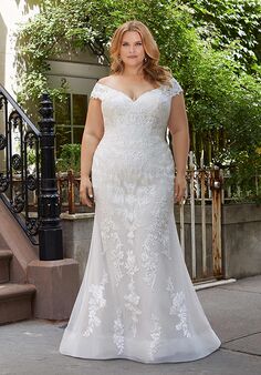 Morilee by Madeline Gardner Heidi, 3372 Fit-and-Flare Wedding Dress
