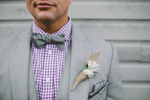 Purple Gingham Indochino Shirt