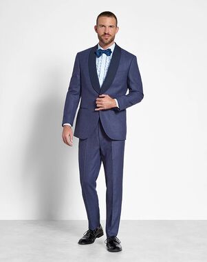 The Black Tux Blue Shawl Tuxedo Blue Tuxedo