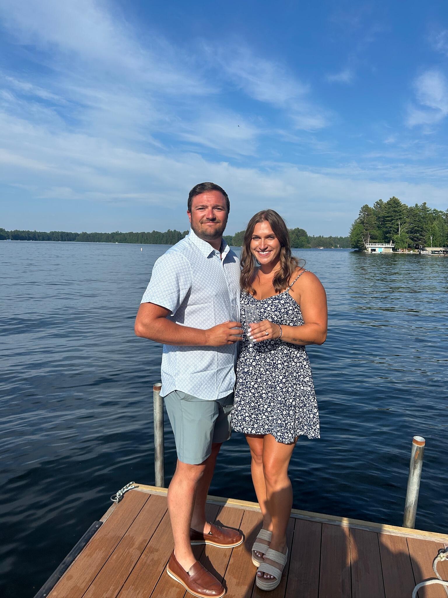 First picture engaged - Manitowish Waters!