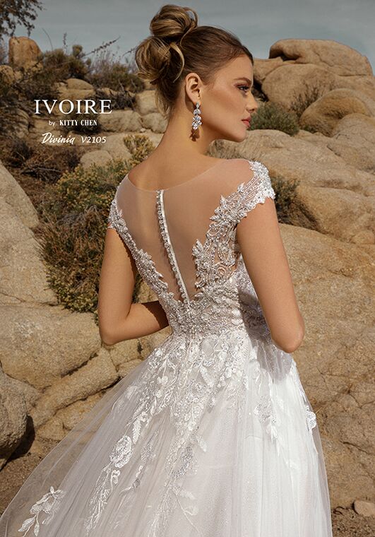 IVOIRE by KITTY CHEN DIVINIA,V2105 A-Line Wedding Dress - 3