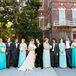 Bright Blue Bridesmaid Dresses