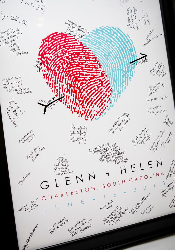 Modern Thumbprint Guest Book