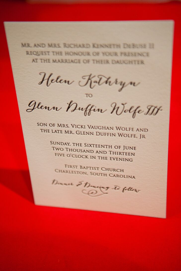 Classic Ivory Wedding Invitations