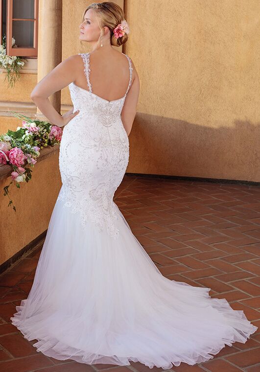 Casablanca Bridal 2320 Paige Mermaid Wedding Dress - 2