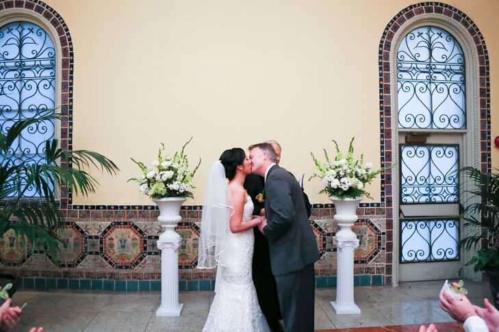 First Kiss as Married Couple